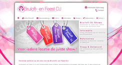 Desktop Screenshot of bruiloftenfeestdj.nl